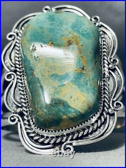 103 Grams Monster Navajo Turquoise Sterling Silver Bracelet