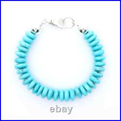 11mm Arizona Turquoise Bracelet, AAA+ High Grade Tropical Ocean Blue Turquoise