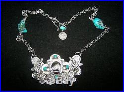 $395Sterling Silver Turquoise Good Luck Western Horse NecklaceSweetbird Studio