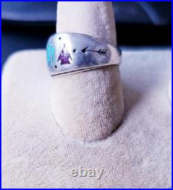 925 Carolyn Pollack Thunderbird Carlisle Era (Size 7) Native American 6.6 grams