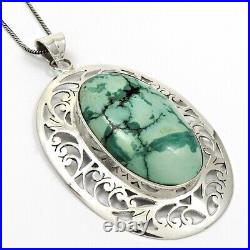 925 Sterling Silver December Turquoise Gemstone Birthday Wedding Pendant Jewelry