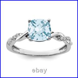 925 Sterling Silver Garnet Diamond Ring