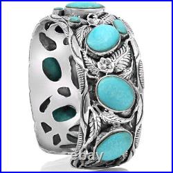 925 Sterling Silver Men Women Cuff Bracelet Blue Opal Stone Turquoise Jewelry 925 Sterling Silver Men Women Cuff Bracelet Blue Opal Stone Turquoise Jewelry