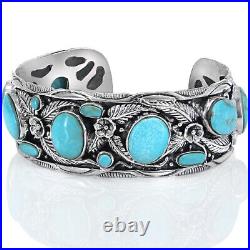925 Sterling Silver Men Women Cuff Bracelet Blue Opal Stone Turquoise Jewelry 925 Sterling Silver Men Women Cuff Bracelet Blue Opal Stone Turquoise Jewelry