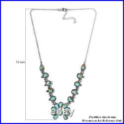 925 Sterling Silver Natural Turquoise Necklace Jewelry for Women Size 18 Ct 14.2 925 Sterling Silver Natural Turquoise Necklace Jewelry for Women Size 18 Ct 14.2