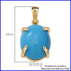 925 Sterling Silver Sleeping Beauty Turquoise Jewelry Gifts For Pendant Ct 3.3