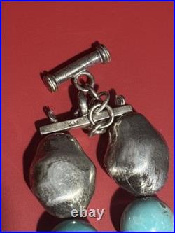 925/ Sterling Turquoise 5 Item Lot! Cuff Bracelet / Watch Pendant /Pin Earring