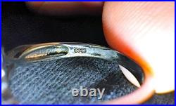 Artisan Aquamarine Gem. 925 Silver Woman's Fine Solitaire Cocktail Ring Sz 8 New