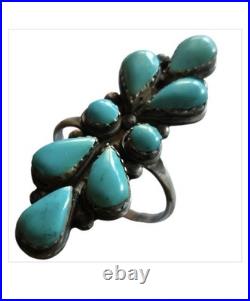 Astute Anita Whitegoat Navajo Sterling Silver Darling Darlene Turquoise Ringsz9 Astute Anita Whitegoat Navajo Sterling Silver Darling Darlene Turquoise Ringsz9
