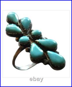 Astute Anita Whitegoat Navajo Sterling Silver Darling Darlene Turquoise Ringsz9 Astute Anita Whitegoat Navajo Sterling Silver Darling Darlene Turquoise Ringsz9