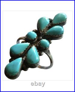 Astute Anita Whitegoat Navajo Sterling Silver Darling Darlene Turquoise Ringsz9 Astute Anita Whitegoat Navajo Sterling Silver Darling Darlene Turquoise Ringsz9
