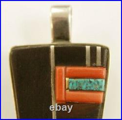 Authentic & Stunning Charles Loloma Hopi Shield Pendant Must See