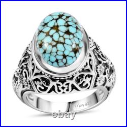 Blue Moon Turquoise 6.20 Royal Hunt Ring Silver Size 6 Blue Moon Turquoise 6.20 Royal Hunt Ring Silver Size 6