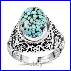 Blue Moon Turquoise 6.20 Royal Hunt Ring Silver Size 7 Blue Moon Turquoise 6.20 Royal Hunt Ring Silver Size 7