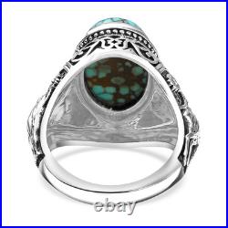 Blue Moon Turquoise 6.20 Royal Hunt Ring Silver Size 7 Blue Moon Turquoise 6.20 Royal Hunt Ring Silver Size 7