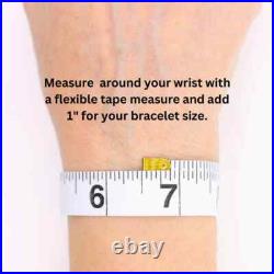 Brilliant Blue Kingman Arizona Turquoise Bracelet, Sterling Silver Lobster Clasp