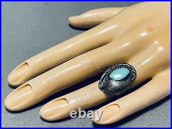 Captivating Vintage Navajo Royston Turquoise Sterling Silver Ring