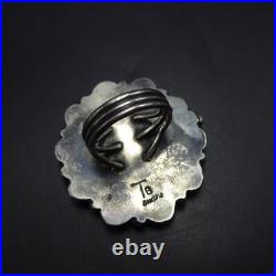 Classic TYLER BROWN Navajo BIG TURQUOISE CLUSTER Sterling Silver RING size 8 Classic TYLER BROWN Navajo BIG TURQUOISE CLUSTER Sterling Silver RING size 8