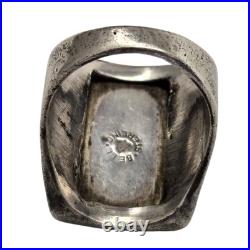 Collectible Navajo Bell Trading Post Bisbee Turquoise Sterling Silver Ringsz9.5 Collectible Navajo Bell Trading Post Bisbee Turquoise Sterling Silver Ringsz9.5