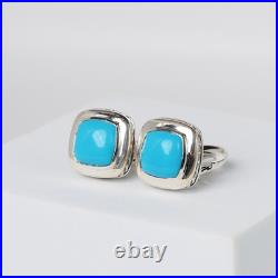 David Yurman Albion Turquoise Sterling Silver Earrings