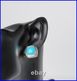 David Yurman Albion Turquoise Sterling Silver Earrings