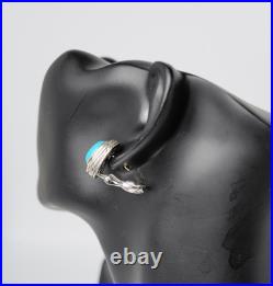 David Yurman Albion Turquoise Sterling Silver Earrings