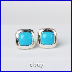 David Yurman Albion Turquoise Sterling Silver Earrings