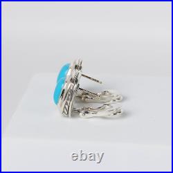 David Yurman Albion Turquoise Sterling Silver Earrings