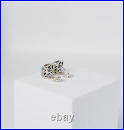 David Yurman Albion Turquoise Sterling Silver Earrings