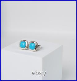 David Yurman Albion Turquoise Sterling Silver Earrings