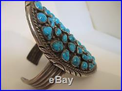 Dead Pawn Native American Sterling Silver And Turquoise Cuff