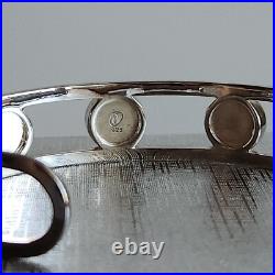 Dune Jewelry Triple Sandglobe Cuff Bracelet Sterling Silver Turquoise Sand 6.5 Dune Jewelry Triple Sandglobe Cuff Bracelet Sterling Silver Turquoise Sand 6.5