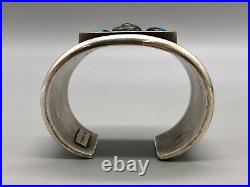 Edison Cummings Bisbee Turquoise, Gold, & Sterling Silver Bracelet