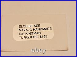 Elouise Kee Navajo Sterling silver Turquoise earrings Handmade