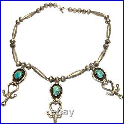 FAB VINTAGE Sterling Silver Navajo. Royston TURQUOISE COLLAR NECKLACE FAB VINTAGE Sterling Silver Navajo. Royston TURQUOISE COLLAR NECKLACE