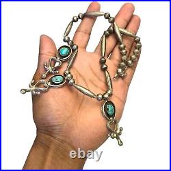 FAB VINTAGE Sterling Silver Navajo. Royston TURQUOISE COLLAR NECKLACE FAB VINTAGE Sterling Silver Navajo. Royston TURQUOISE COLLAR NECKLACE