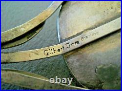 GILBERT TOM Native American Navajo Royston Turquoise Sterling Silver Bracelet