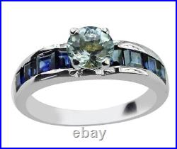 Gift For Women Jewelry Ring Size 7 925 Sterling Silver Aquamarine Gemstone