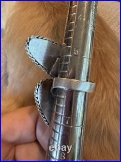 Gigantic Navajo Turquoise 2 Stone Ring Sterling Silver High Grade Sz6 30g Double