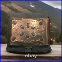 Handmade Sterling Silver Turquoise BELT BUCKLE Handmade Sterling Silver Turquoise BELT BUCKLE