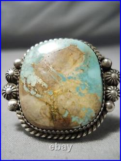 Important Ben Begaye Vintage Royston Turquoise Sterling Silver Ring