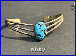 Incredible Vtg Navajo RB Sterling 4 pc. Turquoise pendant-bracelet-earrings