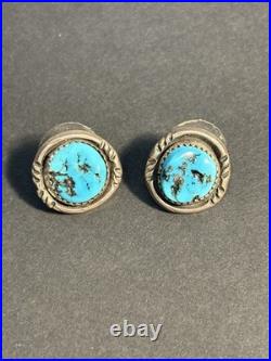 Incredible Vtg Navajo RB Sterling 4 pc. Turquoise pendant-bracelet-earrings