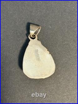 Incredible Vtg Navajo RB Sterling 4 pc. Turquoise pendant-bracelet-earrings