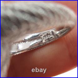 JUDITH RIPKA 925 Sterling Silver Real Blue Topaz Turquoise & C Z Ring Size 8 JUDITH RIPKA 925 Sterling Silver Real Blue Topaz Turquoise & C Z Ring Size 8