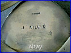 J. BILLIE Native American Royston Turquoise Sterling Silver Cuff Bracelet