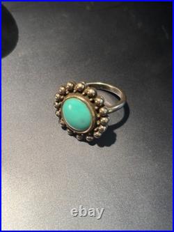 James Avery Retired HTF Santorini Turquoise Ring Size 7 James Avery Retired HTF Santorini Turquoise Ring Size 7