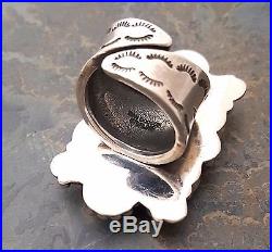LRG Southwestern Dan Dodson 925 Sterling Silver Turquoise Cluster Handmade Ring