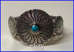 LS, Bracelet, Turquoise, Sterling Silver, Navajo