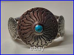 LS, Bracelet, Turquoise, Sterling Silver, Navajo